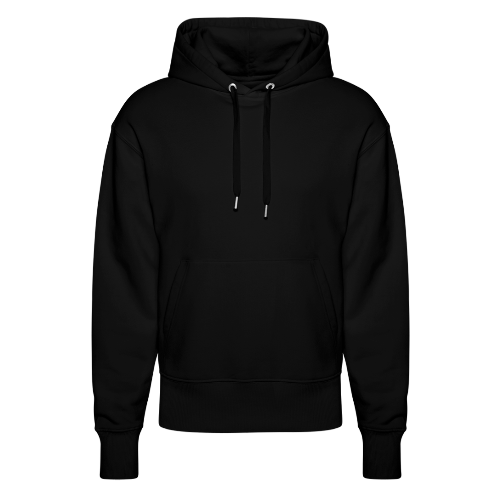 "Strength" Premium Hoodie White Backprint - black