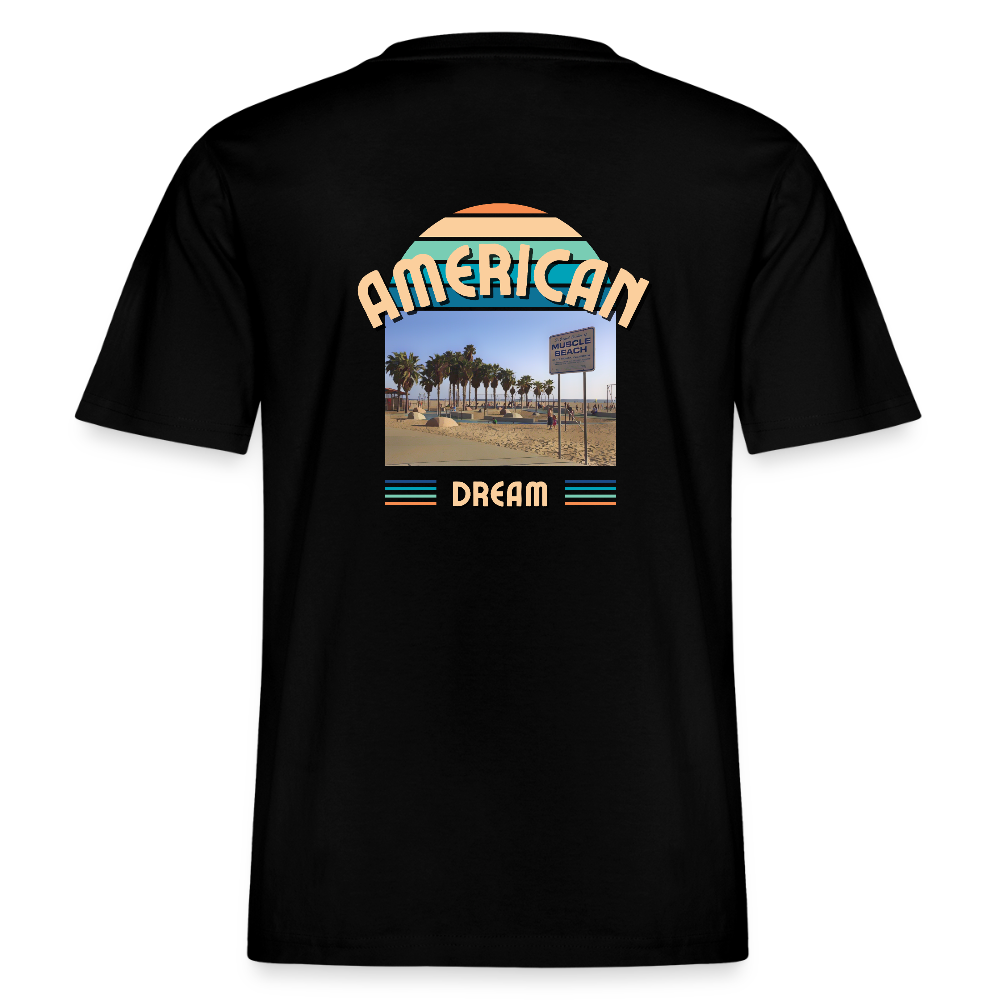 "American Dream" Premium Tee Backprint - black