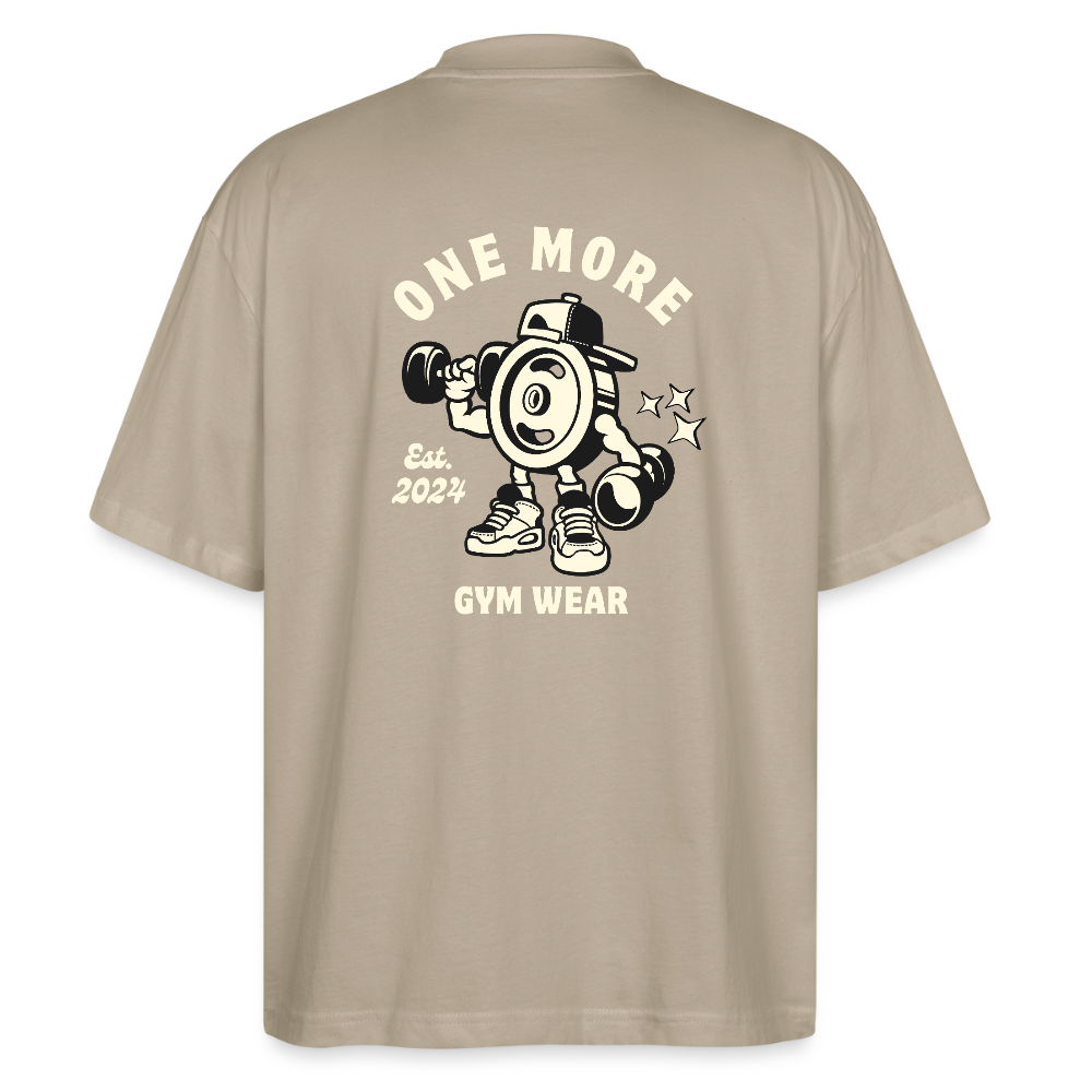 "Iron Vibes" Oversize Premium Tee - stone