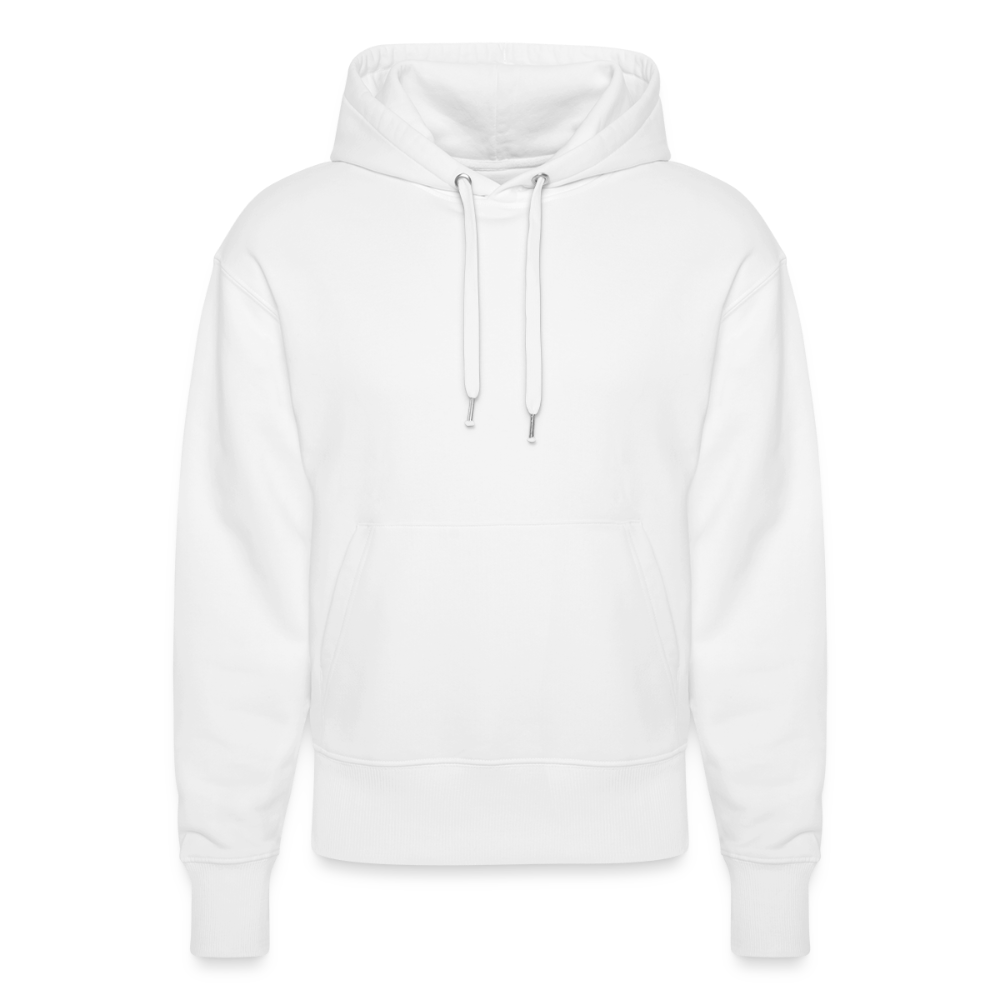 "Train Insane" Premium Hoodie Black Backprint - white