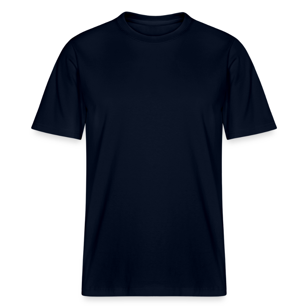 "Eat Clean Train Dirty" Premium Tee White Backprint - french navy