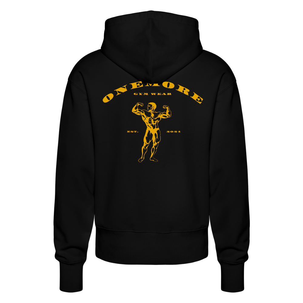 "Classic Muscle" Premium Hoodie Backprint - black