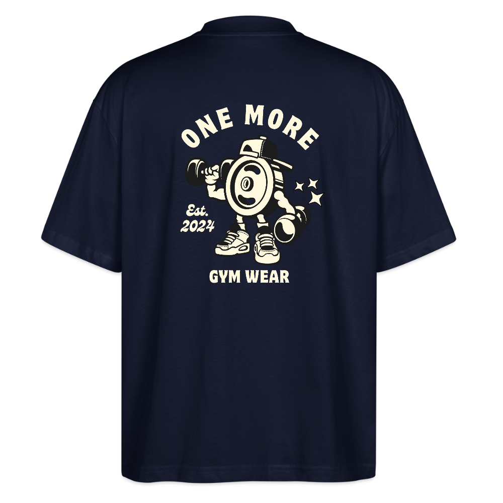"Iron Vibes" Oversize Premium Tee - navy