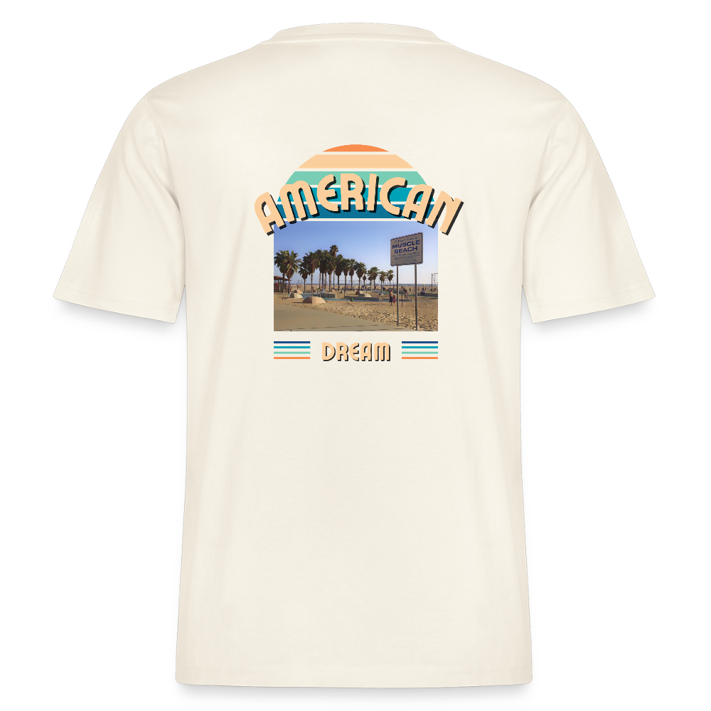 "American Dream" Premium Tee Backprint - natural white