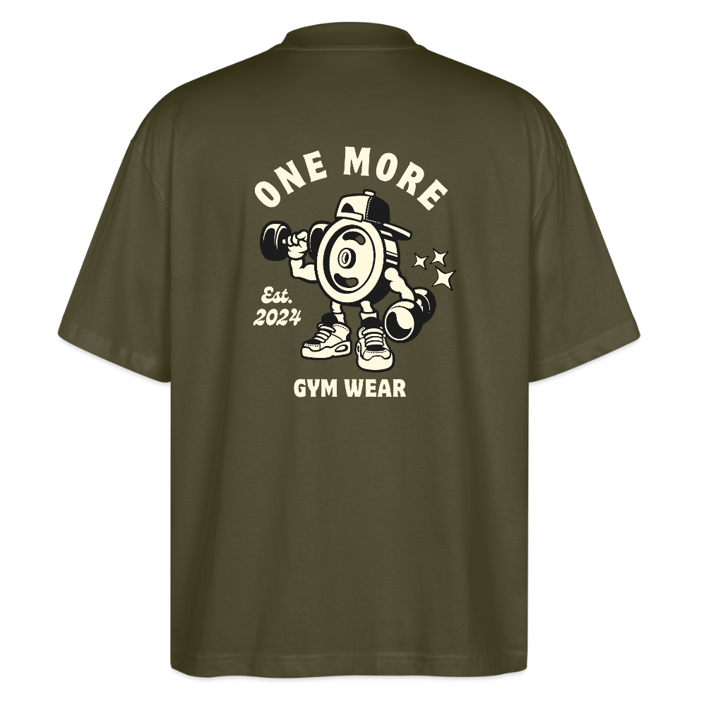 "Iron Vibes" Oversize Premium Tee - khaki