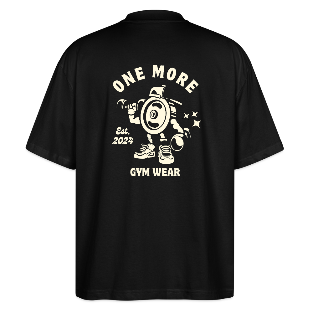 "Iron Vibes" Oversize Premium Tee - black