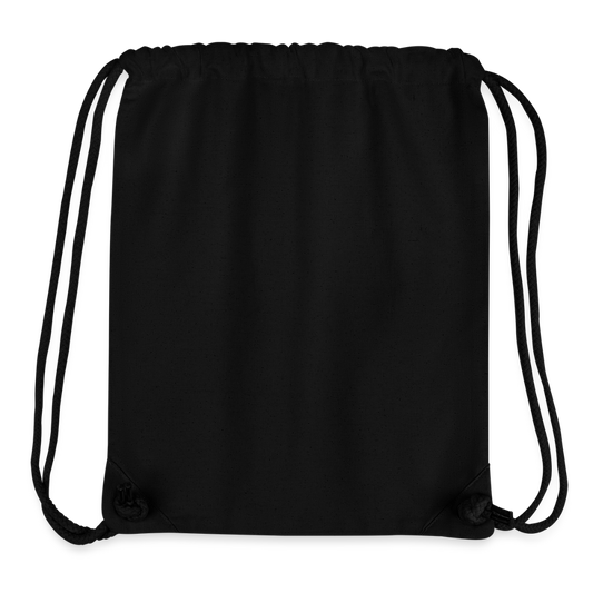 "ONEmore" Recycled Gym Bag Back- Schwarz