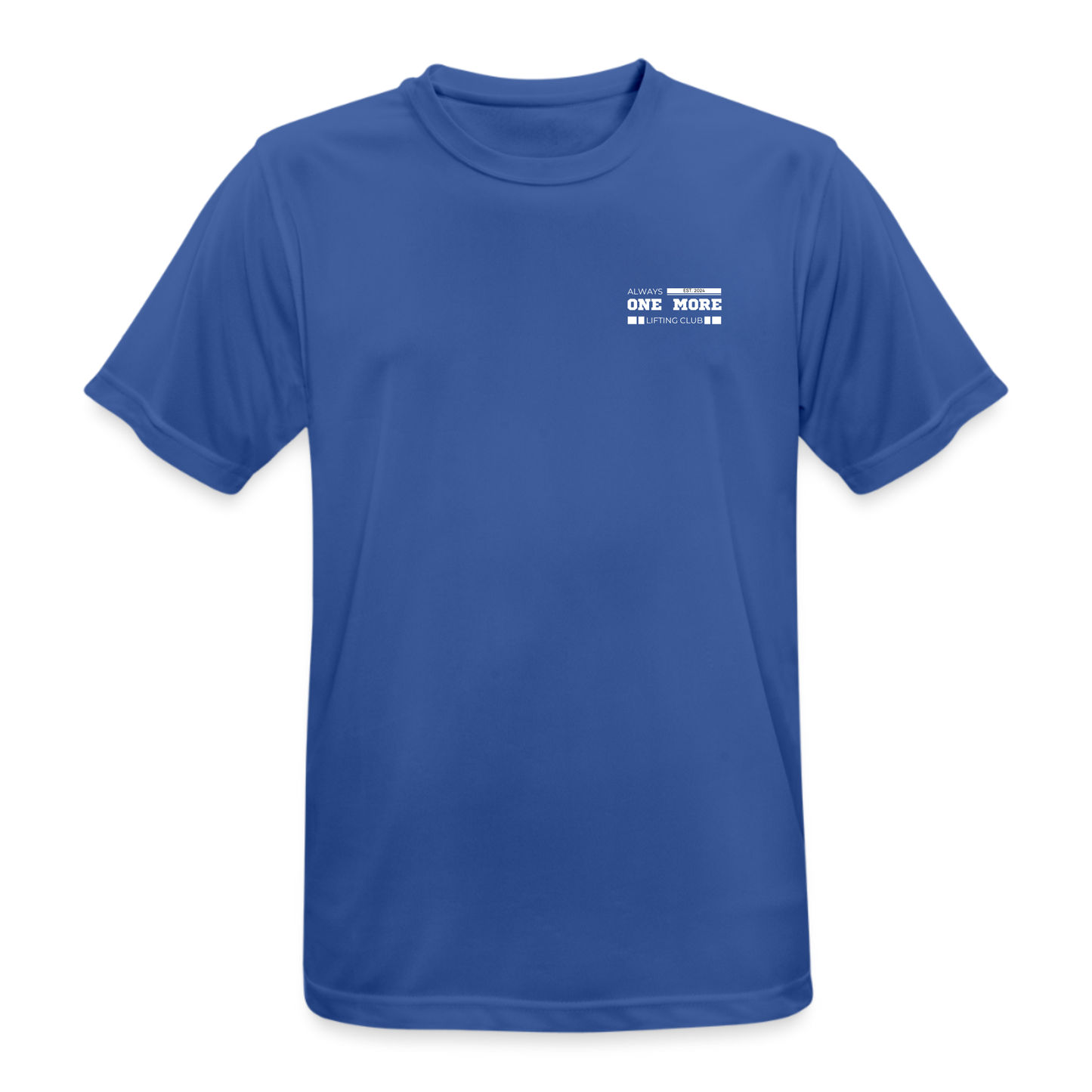 "Lifting Club" Breathable Premium Tee White Frontprint