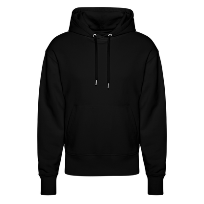 "Strength" Premium Hoodie White Backprint - black
