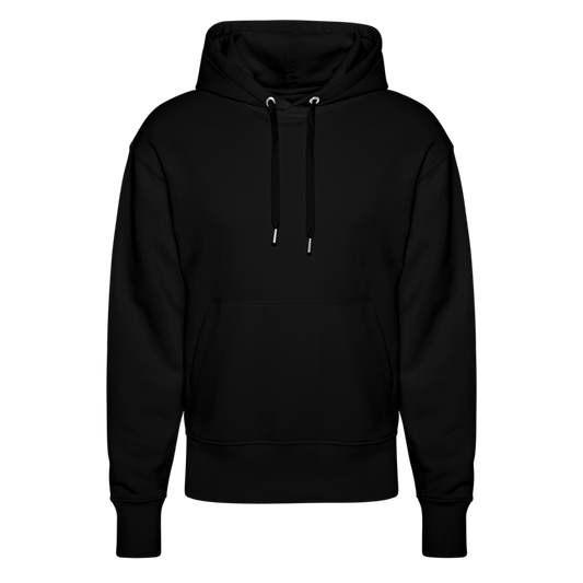 "Strength" Premium Hoodie White Backprint - black