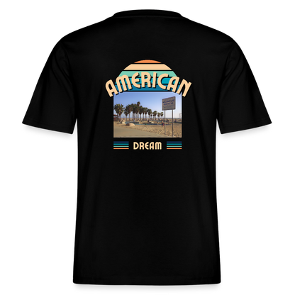 "American Dream" Premium Tee Backprint - black