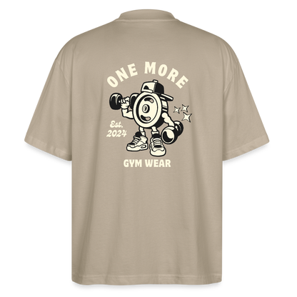 "Iron Vibes" Oversize Premium Tee - stone