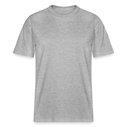 "Eat Clean Train Dirty" Premium Tee Black Backprint - heather grey