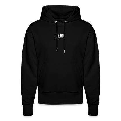 "Lifting Club" Premium Hoodie White Frontprint - black