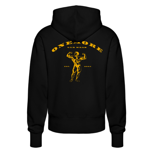 "Classic Muscle" Premium Hoodie Backprint - black