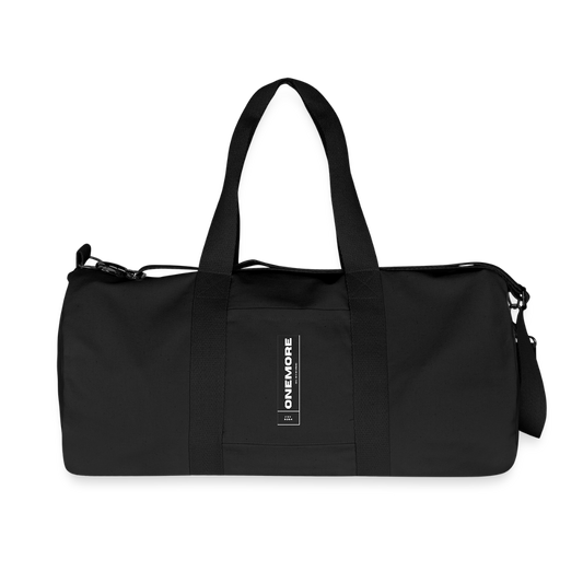 "ONEmore" Recycled Duffle Gym Bag - Schwarz