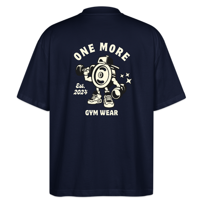 "Iron Vibes" Oversize Premium Tee - navy