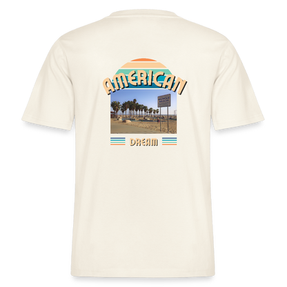 "American Dream" Premium Tee Backprint - natural white