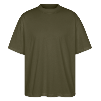 "Iron Vibes" Oversize Premium Tee - khaki