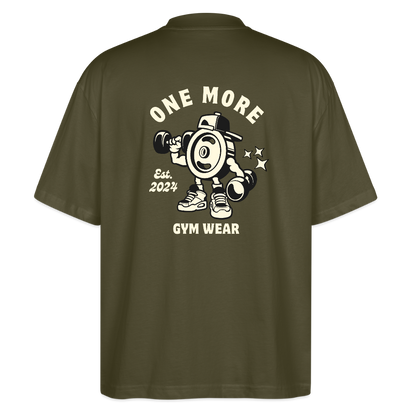 "Iron Vibes" Oversize Premium Tee - khaki