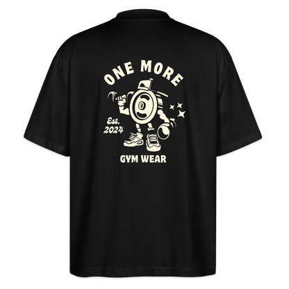 "Iron Vibes" Oversize Premium Tee - black