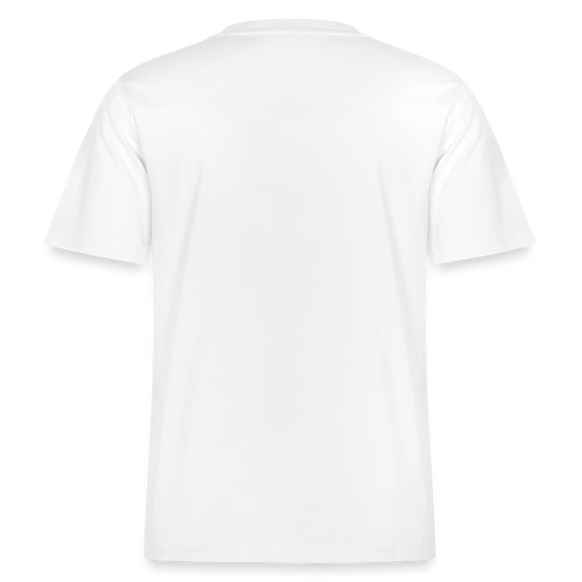 "Curved" Premium T-Shirt Back - Weiß