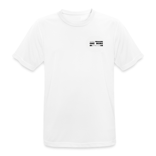 "Lifting Club" Breathable Premium Tee Black Frontprint