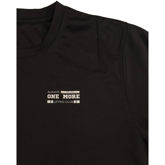 "Lifting Club" Breathable Premium Tee White Frontprint
